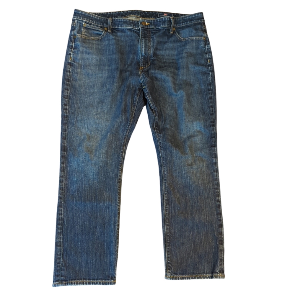 Vineyard Vines Men’s Slim Straight Jeans - Blue Denim